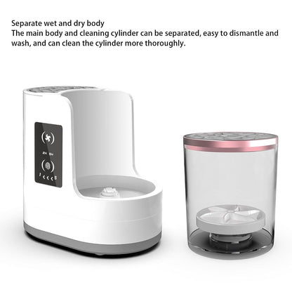 Electric Makeup Brush Cleaner, Machine Makeup Brush Cleaner, Makeups Brushes Drying Machine for Removing Cosmetic Residuely, Grease from Brushes