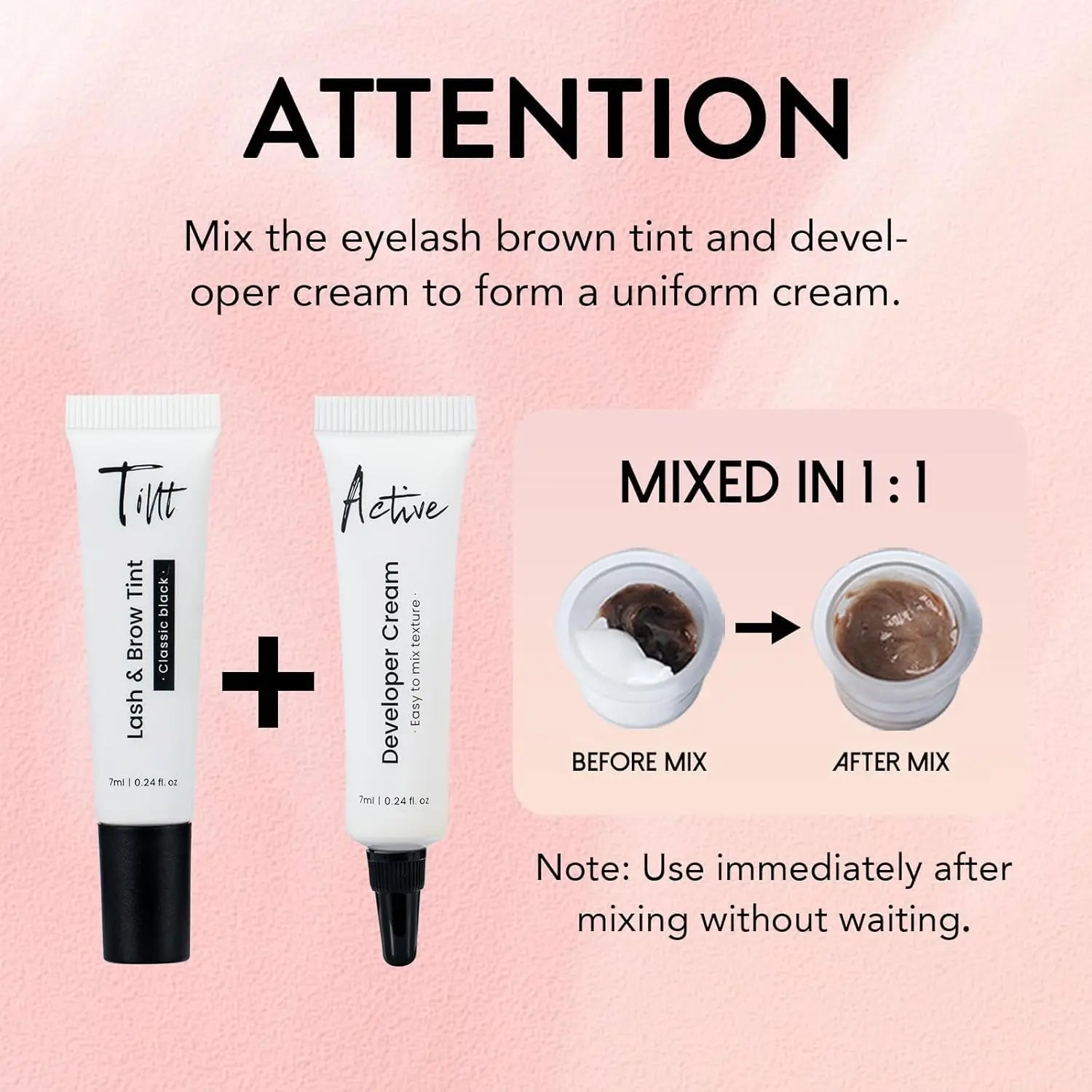 Lash Tint Kit Black Eyelash & Eyebrow Dye Set for Lashes and Brows Eyelash Tint Set with Long Lasting for Home Use Gentle Cosmetic Makeup